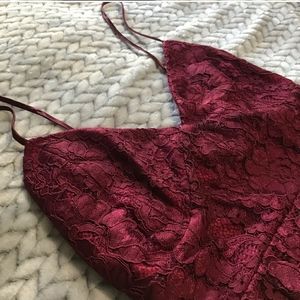 Lace Bodycon Midi Dress